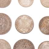 German Empire - 28 coins on tableau, - Foto 11