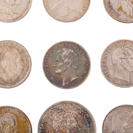 Tableau German States with 26 coins, - photo 3