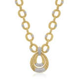 VAN CLEEF & ARPELS GOLD AND DIAMOND PENDANT-NECKLACE - фото 1