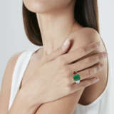 EMERALD, RUBY AND DIAMOND RING - photo 2