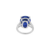 SAPPHIRE AND DIAMOND RING MOUNTED BY CARTIER - photo 6
