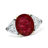 RUBY AND DIAMOND RING - photo 1