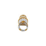 BUCCELLATI TOPAZ, DIAMOND AND BI-COLORED GOLD RING - фото 5