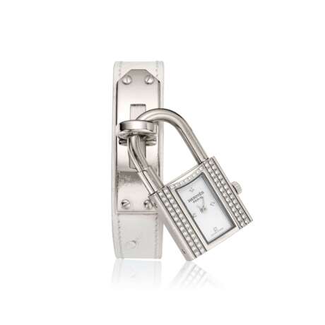 NO RESERVE | HERMES DIAMOND 'KELLY' WRISTWATCH - Foto 1