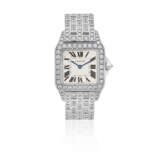 CARTIER DIAMOND 'SANTOS DEMOISELLE' WRISTWATCH - photo 1