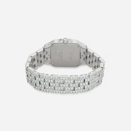 CARTIER DIAMOND 'SANTOS DEMOISELLE' WRISTWATCH - Foto 4