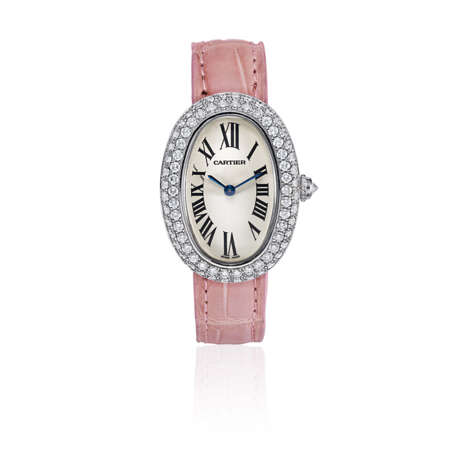 NO RESERVE | CARTIER DIAMOND 'BAIGNOIRE' WRISTWATCH - фото 1