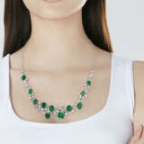 NO RESERVE | EMERALD AND DIAMOND NECKLACE - фото 2