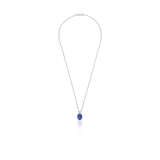 CARTIER SAPPHIRE AND DIAMOND PENDANT NECKLACE - фото 4