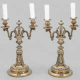 Paar Girandolen im Louis XVI-Stil als Lampen - фото 1