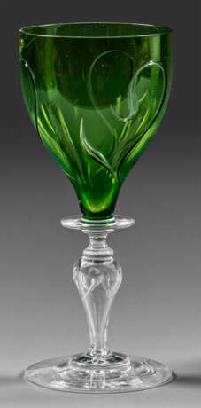 Kelchglas mit Peitschenhiebdekor - photo 1