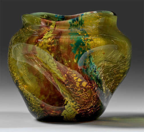 Eisglas-Vase von Ernest Baptiste Léveillé - Foto 1