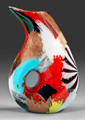 Murano-Vase im Stil der von Dino Martens für Aureliano Toso