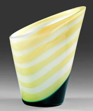 "Asimmetrico"-Vase von Gianni Versace und Venini - Foto 1