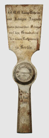 Historisch bedeutender Grundsteinhammer - photo 2