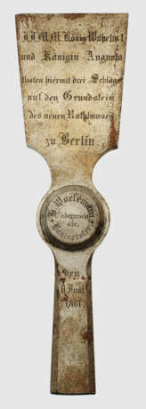 Historisch bedeutender Grundsteinhammer - Foto 2