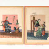 Paar chinesische Gemälde auf Reispapier - фото 1