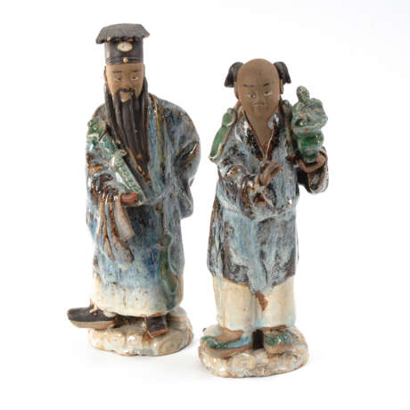 Paar Chinesen-Figuren. - Foto 1