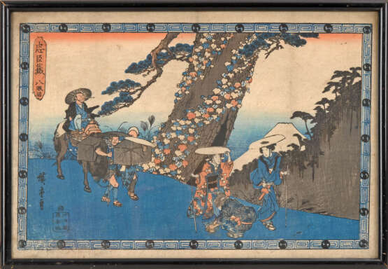 Utagawa Hiroshige - Die Brautreise von Konami - фото 1