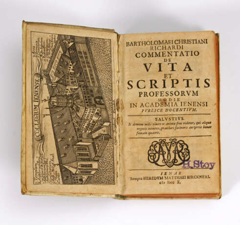 3 seltene Schriften über Universitäten, um 1710. - photo 1