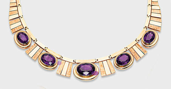 Brasilianisches Amethyst-Collier der 60er Jahre - фото 1