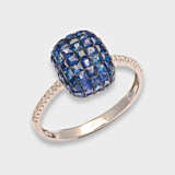 Saphir-Ring im Stil von Van Cleef & Arpels - фото 1