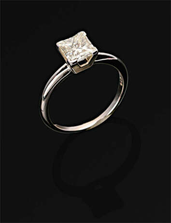Klassischer Diamantsolitär-Ring - Foto 1