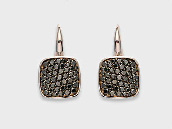 Paar schwarze Diamant-Ohrringe von Vhernier-"Cardinale" - photo 1