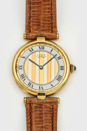 Armbanduhr Le Must de Cartier-"Rond Trinity" der 90er Jahre - photo 1