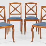 Satz von sechs Stühlen im Charles X-Stil - photo 1