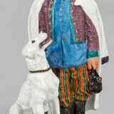 Seltene Figur "Pole mit Hund" - Foto 1
