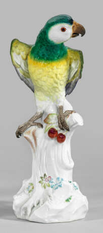 Große Figur "Papagei auf Stamm" - photo 1