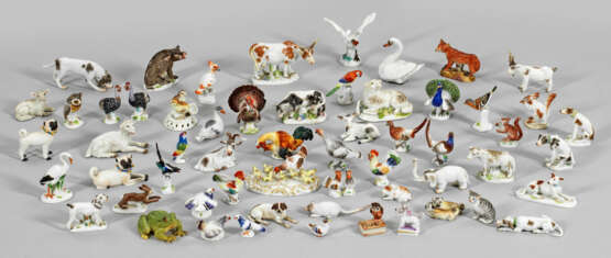 Umfangreiche Sammlung von Meissener Miniatur-Tierfiguren - photo 1