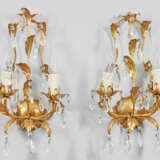 Paar Wandlampen im Stil von Maison Bagues - Foto 1