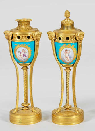Paar Napoleon III-Cassolettes - Foto 1