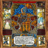Bleiverglaste Wappenscheibe des Christophorus - Foto 1