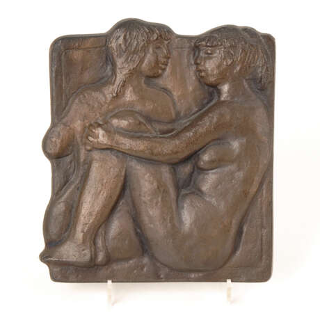 KLUTH, KarLänge: Bronze-Relief mit Frauenakten. - фото 1