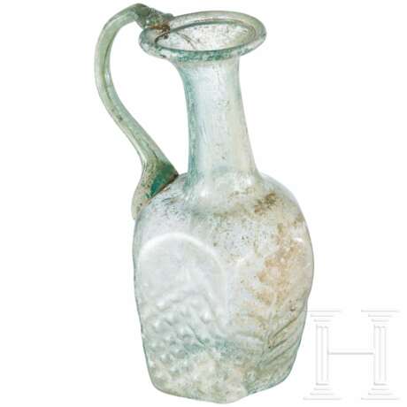 Glasflasche, römisch, 3. Jhdt. n. Chr. - Foto 1