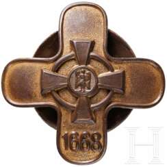 Abzeichen des 9. Kiewer Husaren-Regiments, Russland, um 1915