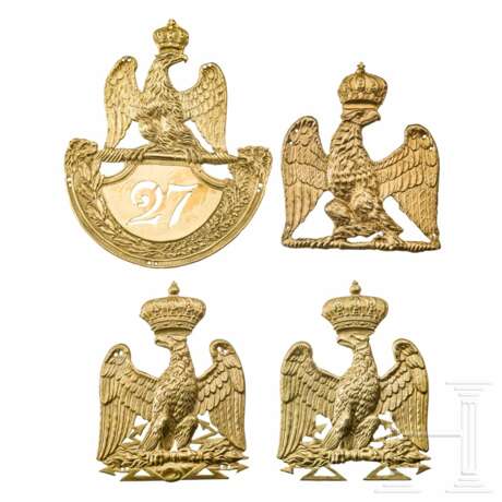 Vier Embleme mit kaiserlichem Adler - photo 1