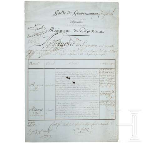 Napoleon I. - eigenhändige Apostille vom 26.1.1805 - photo 1