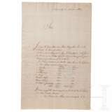 Jerome Bonaparte - Brief an seinen Bruder Napoleon I., datiert 20.3.1807 - фото 1