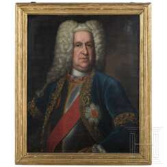 Karl III. Philipp von der Pfalz (1661 - 1742 ) - Portrait nach Frans Douven, Anfang 18. Jhdt.