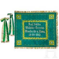 Fahne des Königlich Sächsischen Militär-Vereins Mockritz und Uma, 1899 - 1910