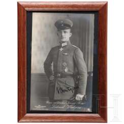 Leutnant Kurt Wintgens (1894 - 1916) - signierte Sanke-Postkarte Nr. 392