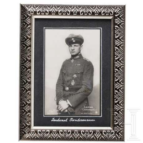 Leutnant d.R. Heinrich Gontermann (1896 - 1917) - signierte Sanke-Postkarte Nr. 527 - фото 1