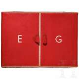 Emmy Göring - rote Maroquinledermappe mit geflochtener weißer Ledereinfassung - Foto 1