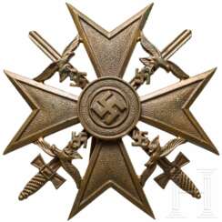 Oberleutnant Georg Mossgraber - Spanienkreuz in Bronze mit Schwertern