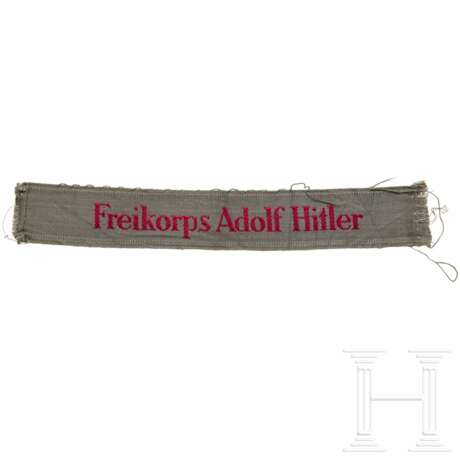 Ärmelband/Armbinde "Freikorps Adolf Hitler" - Foto 1