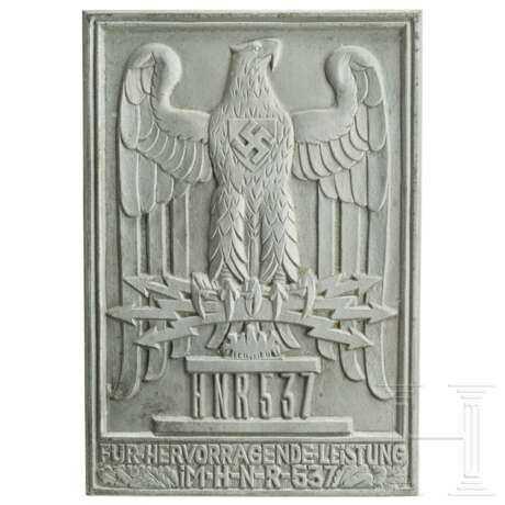 Plakette "Für Hervorragende Leistung" des Heeres-Nachrichten-Regiments 537 - фото 1